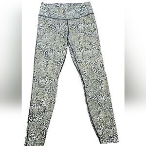 Nike Green & Black Leopard Leggings